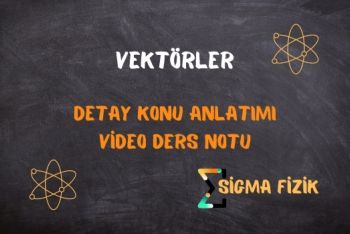 Vektörler-2-Detay Konu Anlatımı - Etklileşimli
