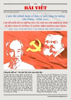 Bai viet  bao ve tu tuong cua Dang-Nam 2025
