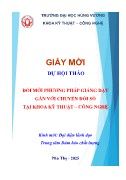 giaymoi_dai dien lanh dao trung tam DBCL