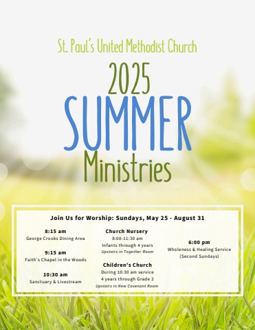 Summer Ministries 2025