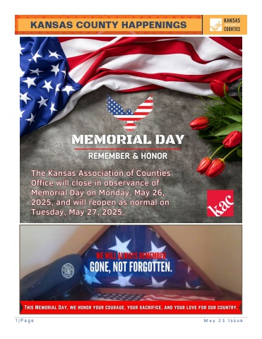 Kansas County Happenings May 23 Issue
