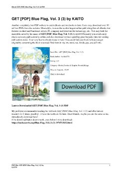 GET [PDF] Blue Flag, Vol. 3 (3) by KAITO