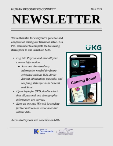 hr newsletter - may 25