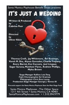 It's Just a Wedding - Cabrina Peer - show program Santa Monica Playhouse