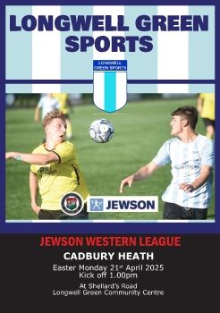 Longwell Green Sports v Cadbury Heath 210425