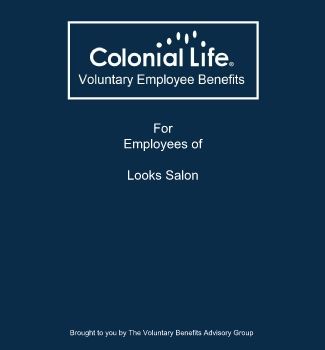 Looks Salon Colonial Benefits Brochure Book
