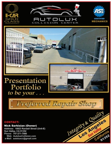 Autolux Collision Center (CLIENT - Presentation Portfolio)