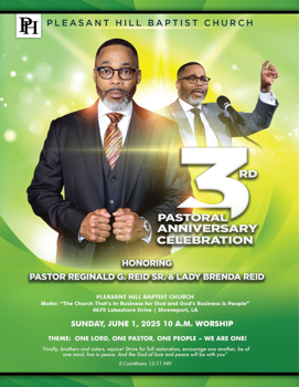 PHBC 3rd Pastor Anniversary Program 2025